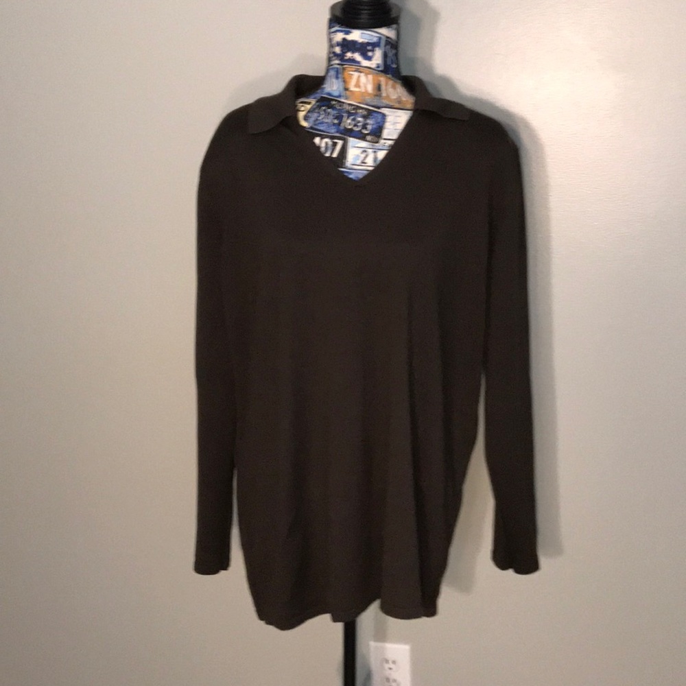 Plus size Silk sweater